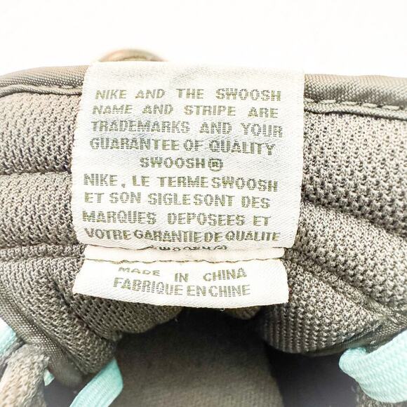 Nike Dunk Sky High Wedge Green Sneaker Tiffany Blue Laces Size 10 - Picture 3 of 7